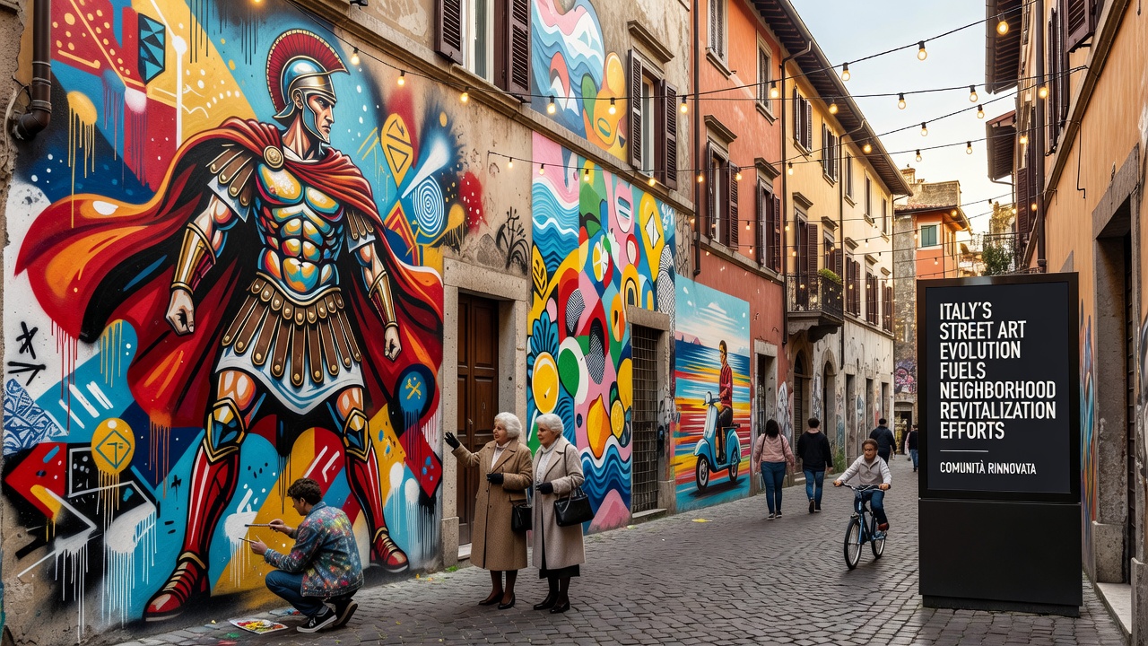 Italy's Street Art Evolution Fuels Neighborhood Revitalization Efforts
